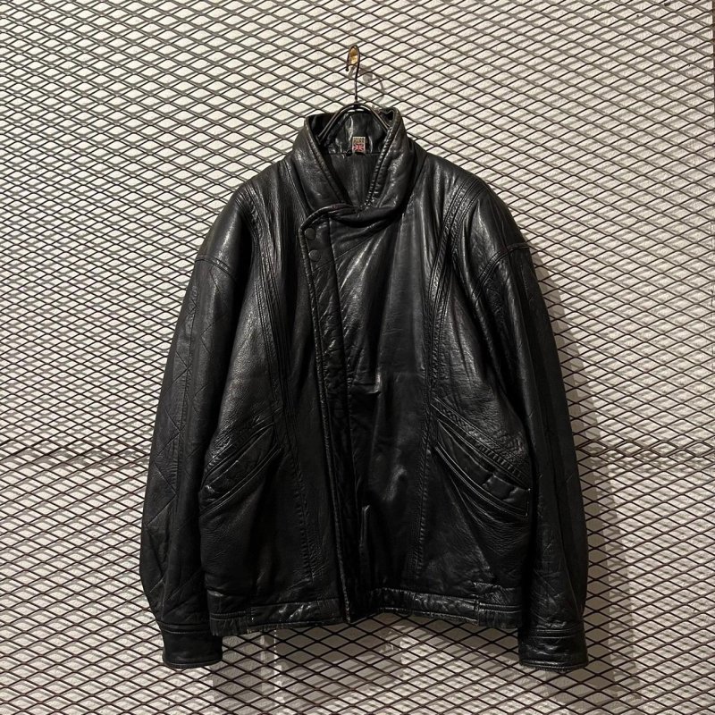 画像1: Used - Sheep Leather Switching Jacket