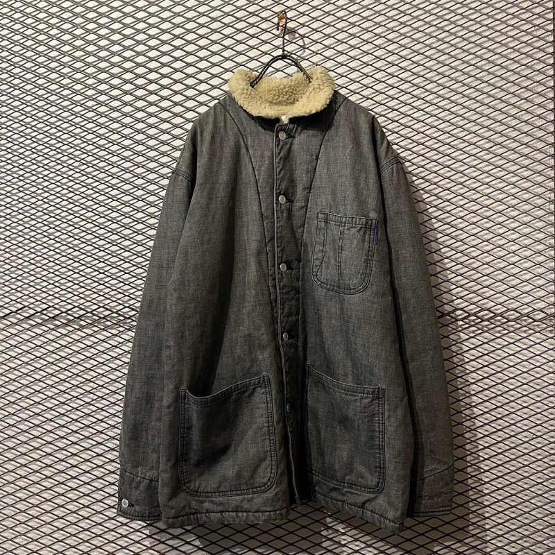 画像1: GOOD ENOUGH - Boa Switching Coverall Jacket