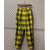 画像1: Y's - 90's 3D Cutting Check Pants (BORO) (1)