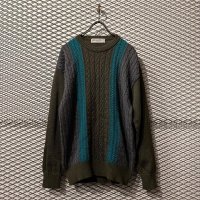 Christian Dior - 90's Switching Cable knit