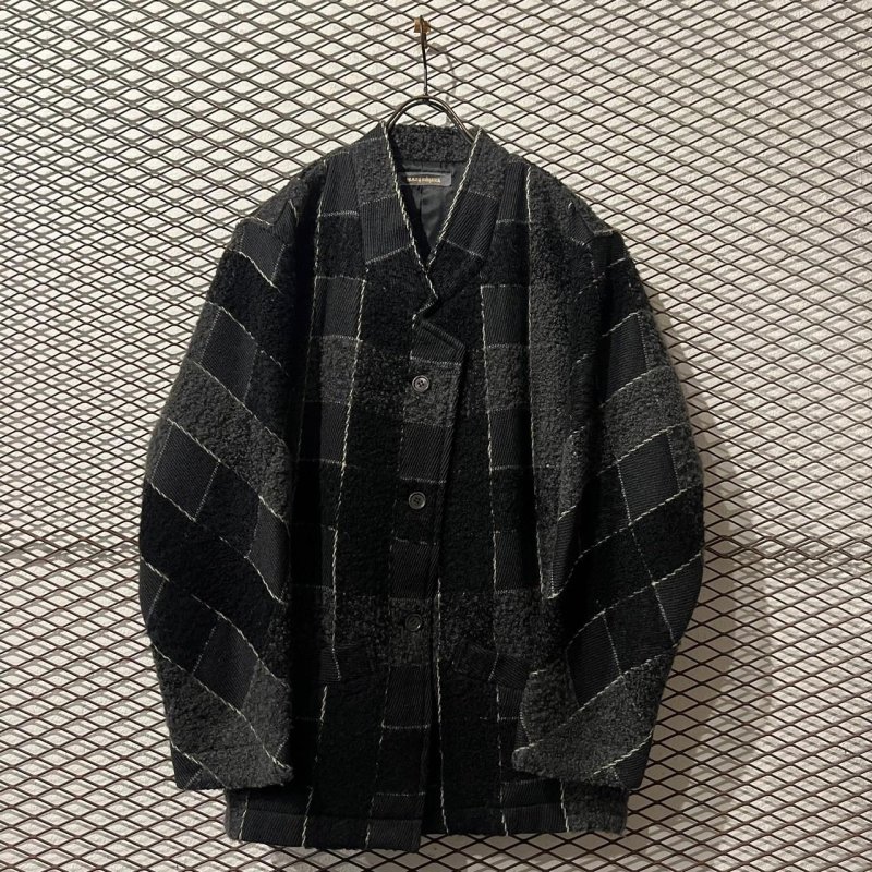 画像1: ISSEY MIYAKE - 80's Block Check 3B Jacket