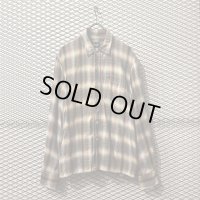 Number (N)ine - Ombre Check Rayon Shirt