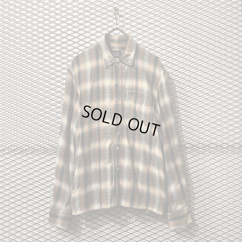 画像1: Number (N)ine - Ombre Check Rayon Shirt