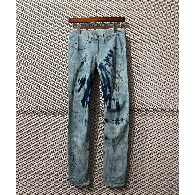 画像1: Levi's RED - 3D Cut Denim Pants (Bleach)