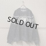 HYSTERIC GLAMOUR - "POW" Nordic Knit