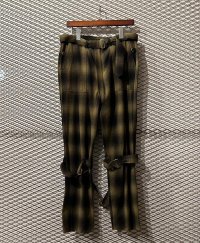 PHINGERIN - Ombre Check Bondage Pants