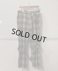 PHINGERIN - Ombre Check Bondage Pants