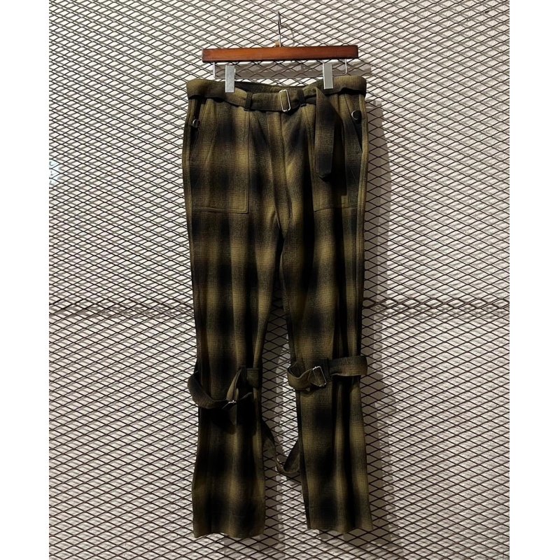 画像1: PHINGERIN - Ombre Check Bondage Pants