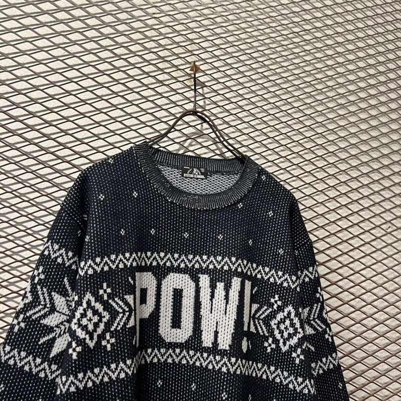 画像2: HYSTERIC GLAMOUR - "POW" Nordic Knit