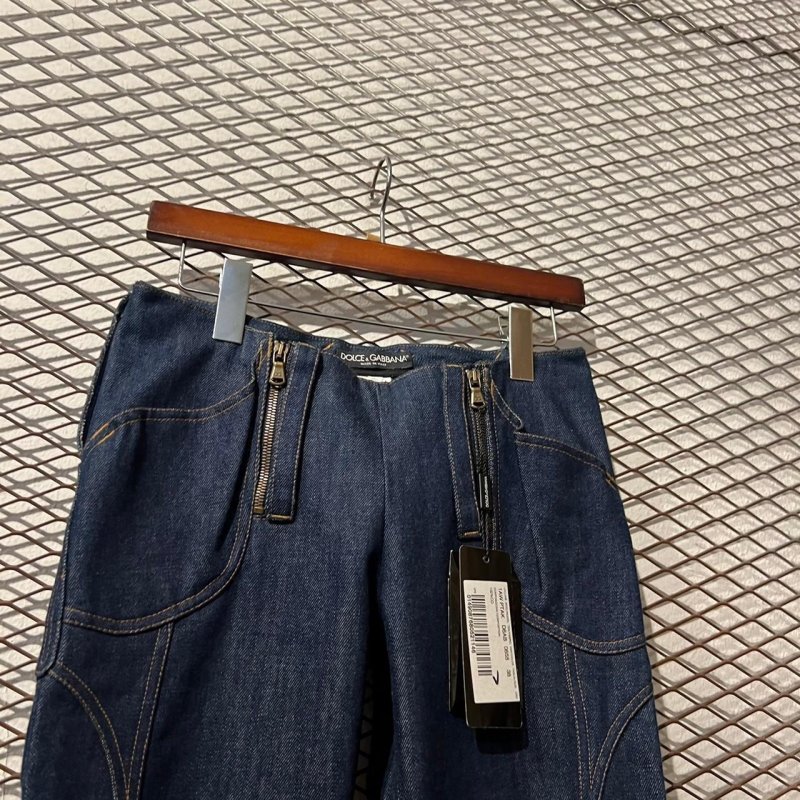 画像2: DOLCE & GABBANA -  Design Flare Denim Pants (Dead Stock)