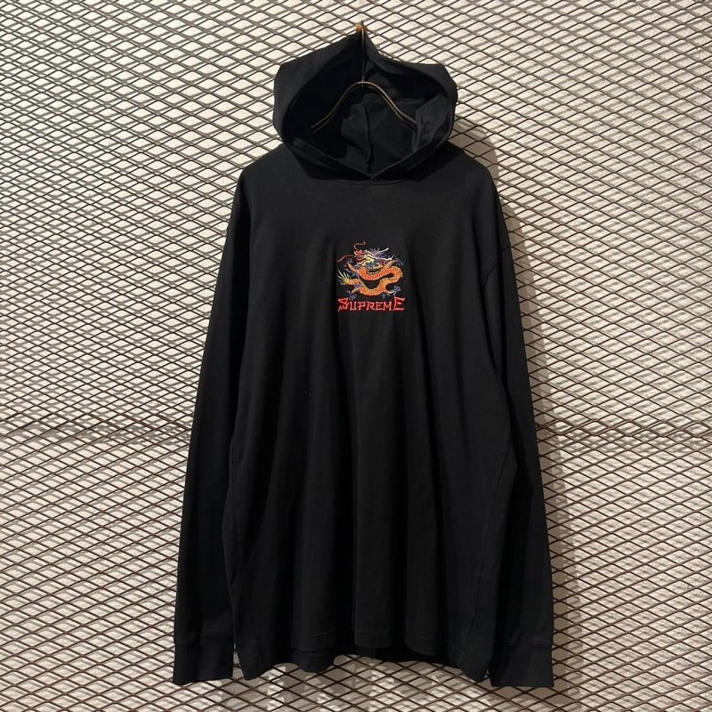 画像1: SUPREME - Dragon Embroidery Hoodie