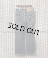 TRUE RELIGION - Thick Stitch Flare Denim Pants