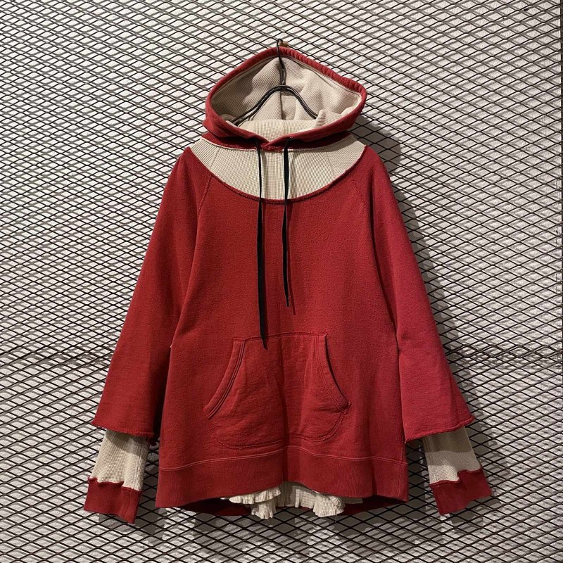 画像2: SUNSEA - Layered Thermal Hoodie