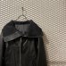 画像4: RICK OWENS - Highneck Leather Jacket