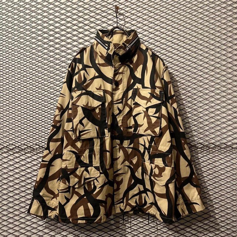 画像1: A BATHING APE - Tribal Camouflage Military Jacket