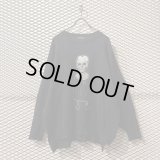 HYSTERICS - Skull Girl Embroidery Damage Knit