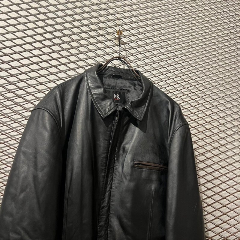 画像2: L&B HOMME - Sheep Leather Zip-up Jacket