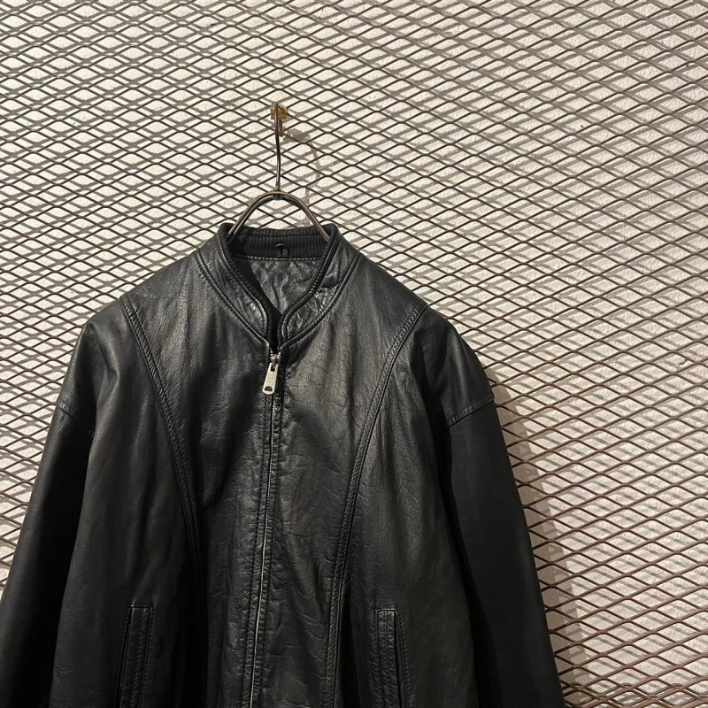 画像4: Used - Zip-up Leather Blouson