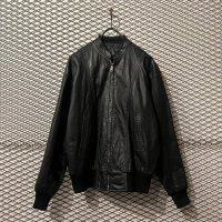 Used - Zip-up Leather Blouson