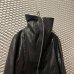 画像7: RICK OWENS - Highneck Leather Jacket