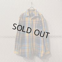 STUSSY - 00's Heavy Flannel Check Shirt