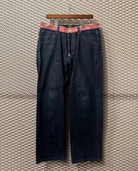 HECTIC - Switching Wide Denim Pants