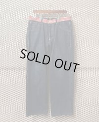 HECTIC - Switching Wide Denim Pants