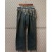 画像1: balance wear design - Fringe Docking Wide Denim Pants (1)