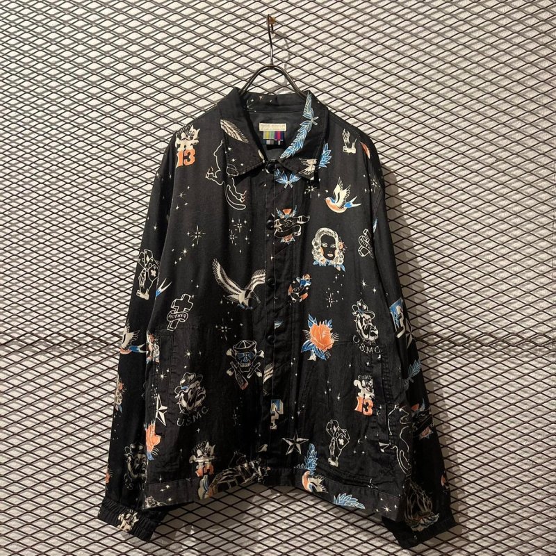 画像2: FACETASM - "Tattoo" Rayon Jacket