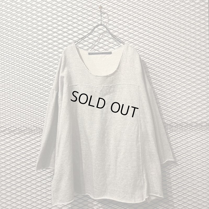 画像1: my beautiful landlet - Reconstruction Over Sweat Tops