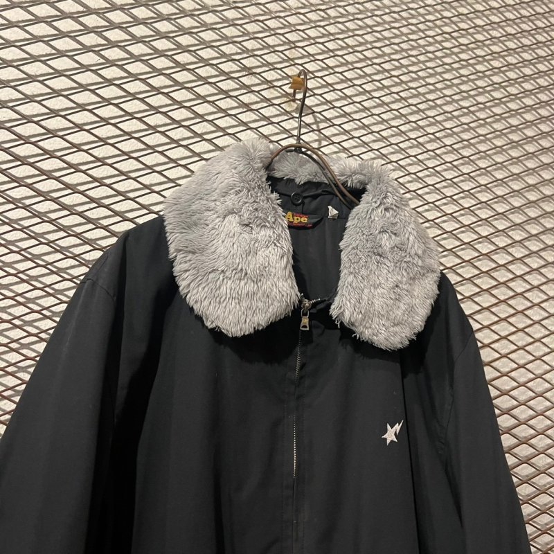 画像2: A BATHING APE - Fur Switching Zip-up Jacket