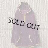 HECTIC - Velour Half Zip Hoodie