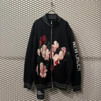 Neworder - Flower Zip-up Knit Jacket