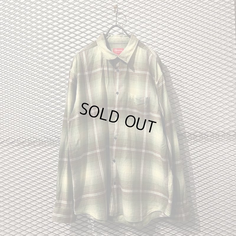 画像1: SUPREME - Ombre Check Flannel Shirt