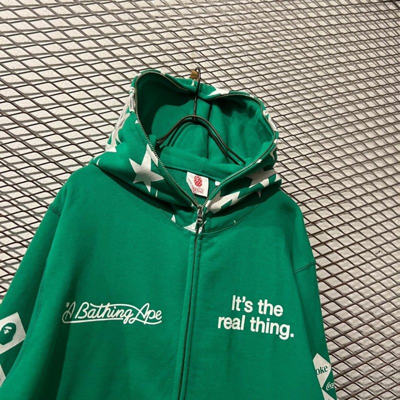 画像2: A BATHING APE - "Coca-Cola" Zip-up Hoodie