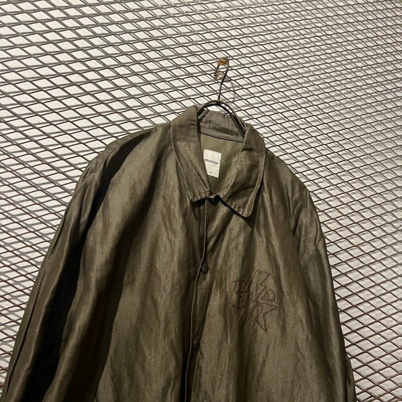 画像2: REVOLVER - Wrinkled Embroidery Coach Jacket