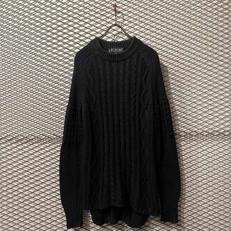 画像1: BAL - Raglan Aran Knit