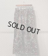 KAPITAL - Paisley Flared Corduroy Pants