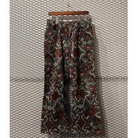 KAPITAL - Paisley Flared Corduroy Pants