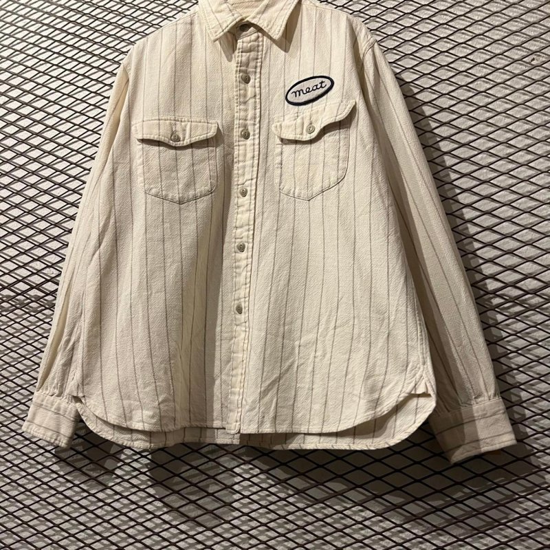 画像3: GENERAL RESEARCH - Striped Work Shirt