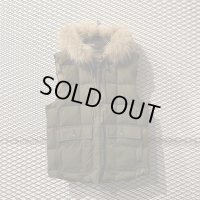 COOTIE - Hooded Fur Down Vest