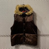 Onitsuka Tiger - Hooded Fur Velour Down Vest