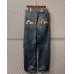 画像1: EVISU - "KAMOME" Paint Denim Pants (1)