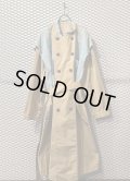 Name. - Denim Switching Trench Coat