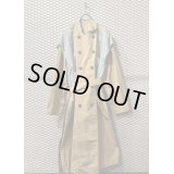 Name. - Denim Switching Trench Coat