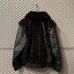 画像6: QUESTO - Sheep Leather × Fur Switching Jacket