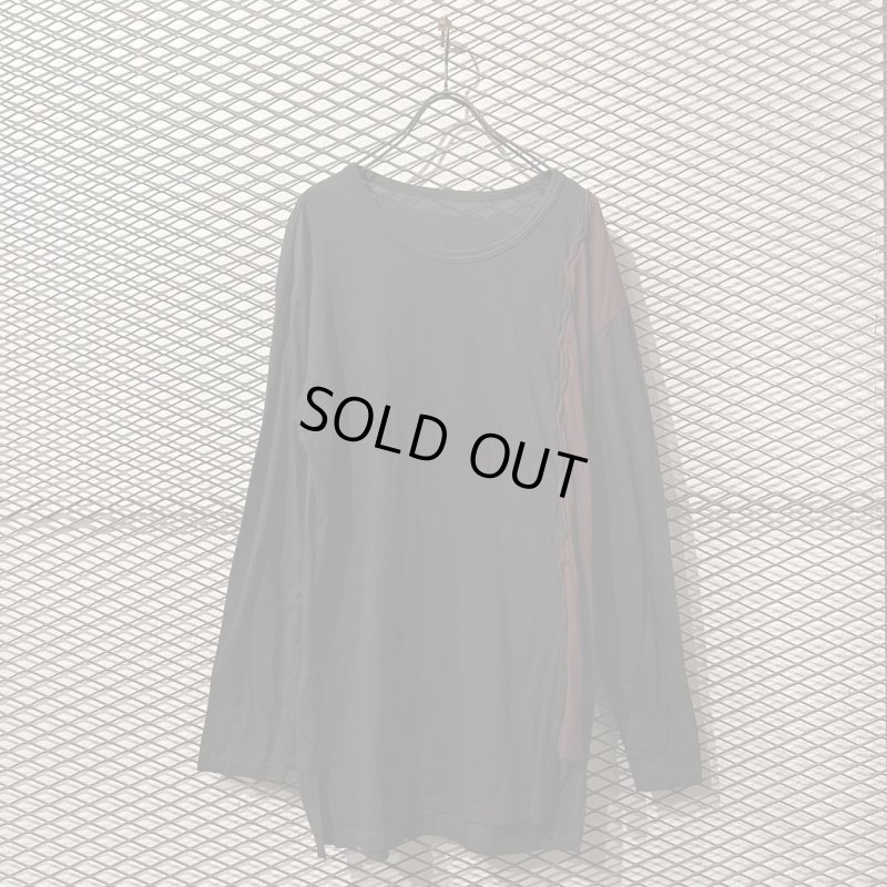 画像1: Ground Y - Reconstructed L/S Tee