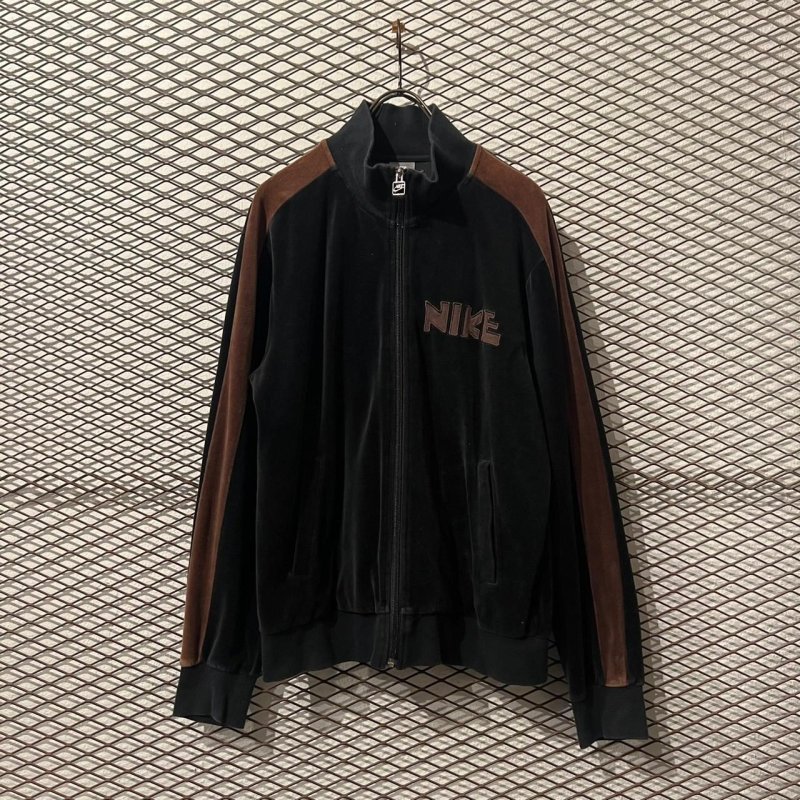 画像1: NIKE - "Big Logo" Velour Track Jacket