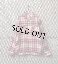 GOODENOUGH - Check Open Collar Shirt