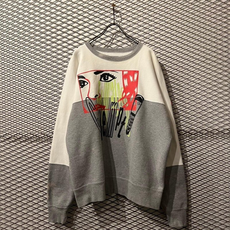 画像1: C.E - Switching Graphic Sweat (BORO)